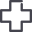 Animated emergency medical cross icon